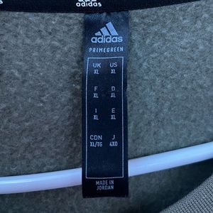 Army Green Adidas Pullover Hoodie